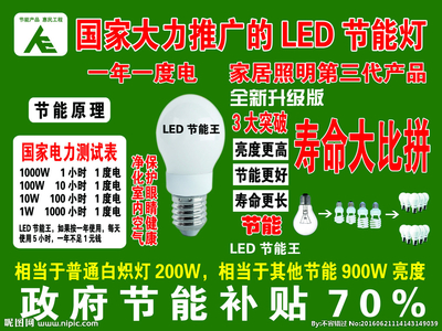 節(jié)能燈廣告設計圖__廣告設計_廣告設計_設計圖庫